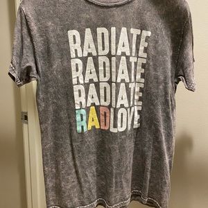 Acid Washed Radiate Rad Love Tee